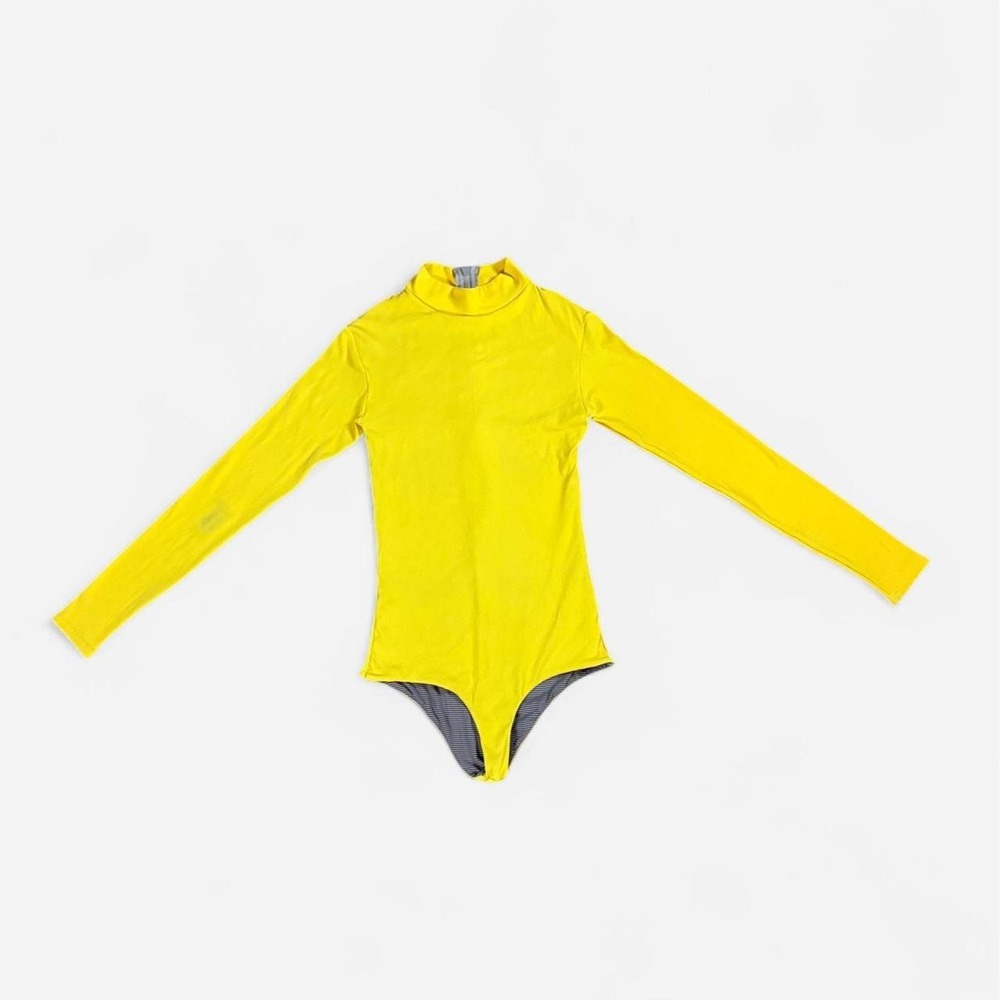 Acacia Sunny Yellow Full Piece Long Sleeve Zip